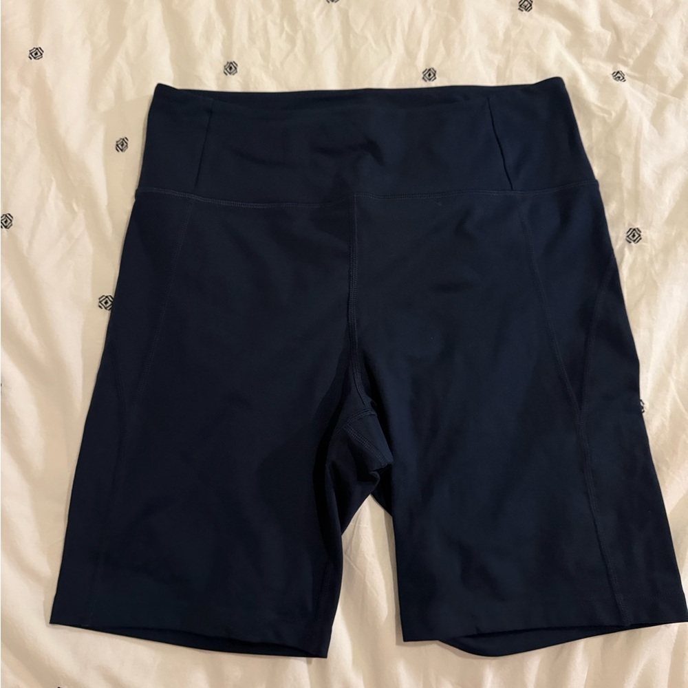 Girlfriend Collective Midnight High-Rise Bike Short